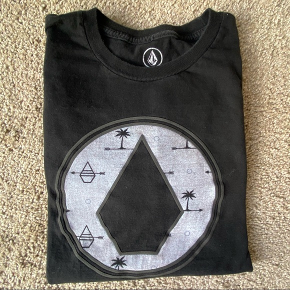 Volcom Mens Iconic Short Sleeve T-Shirt Clothing Apparel Snowboarding Large - Picture 4 of 10